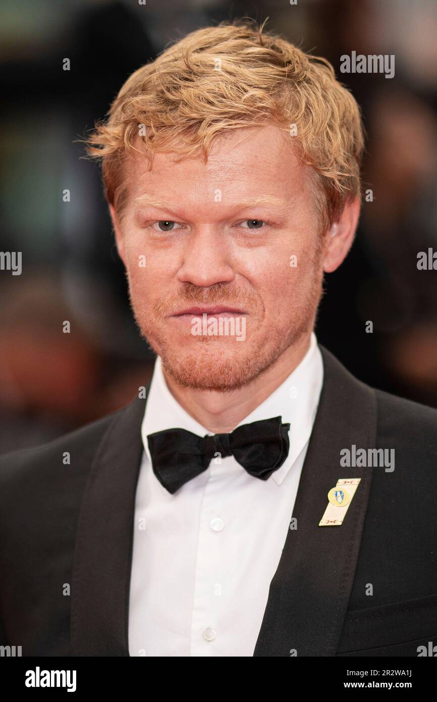 Jesse Plemons poses for photographers upon arrival at the premiere of