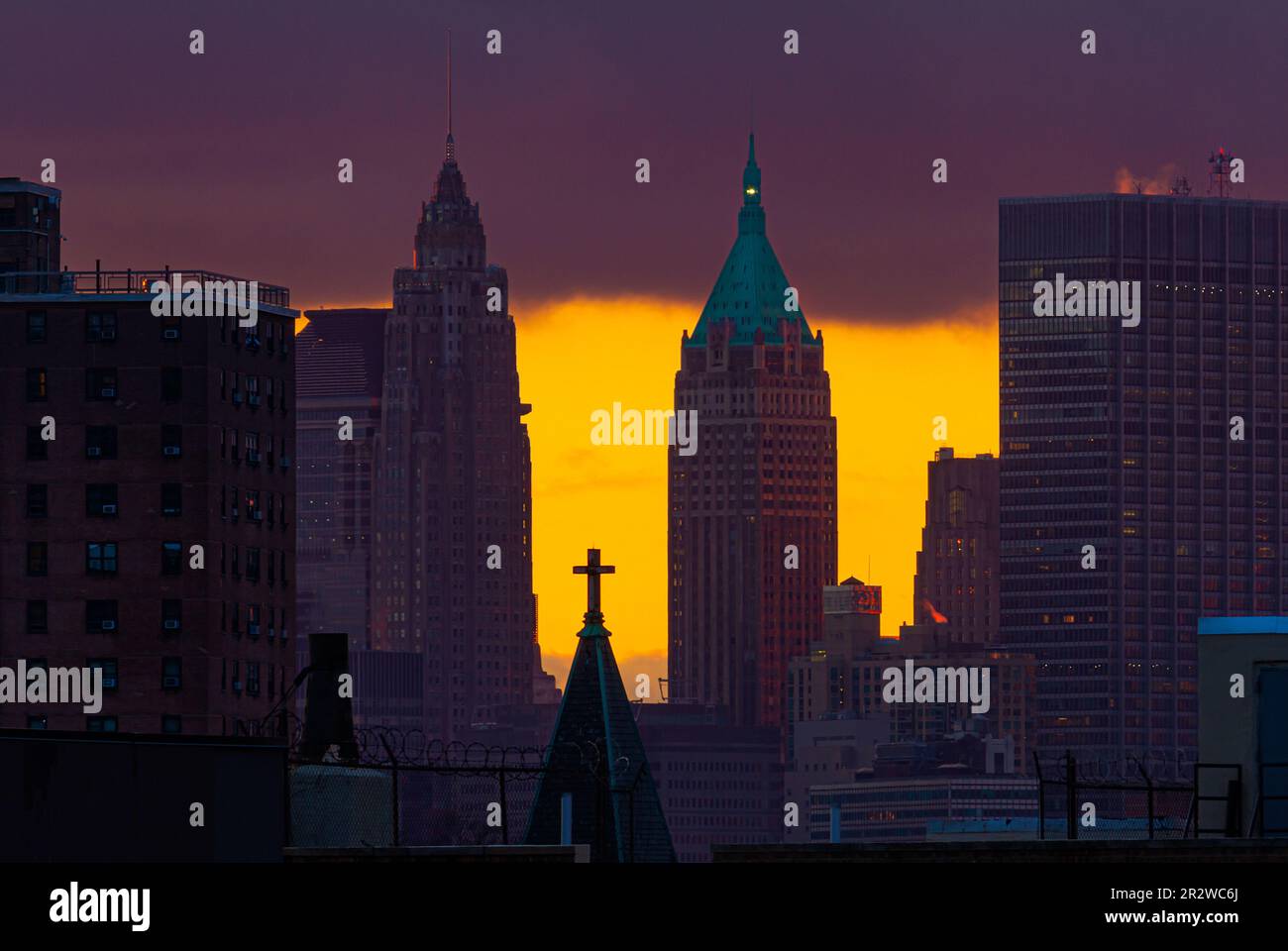 New York City Skyline from Williamsburg, Brooklyn Stock Photo Alamy
