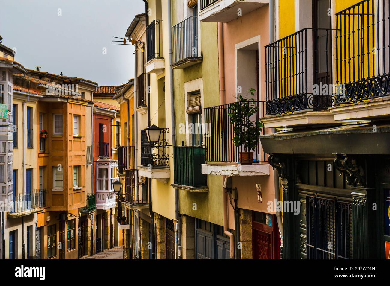 Calle de Balborraz, Zamora, Spain Stock Photo