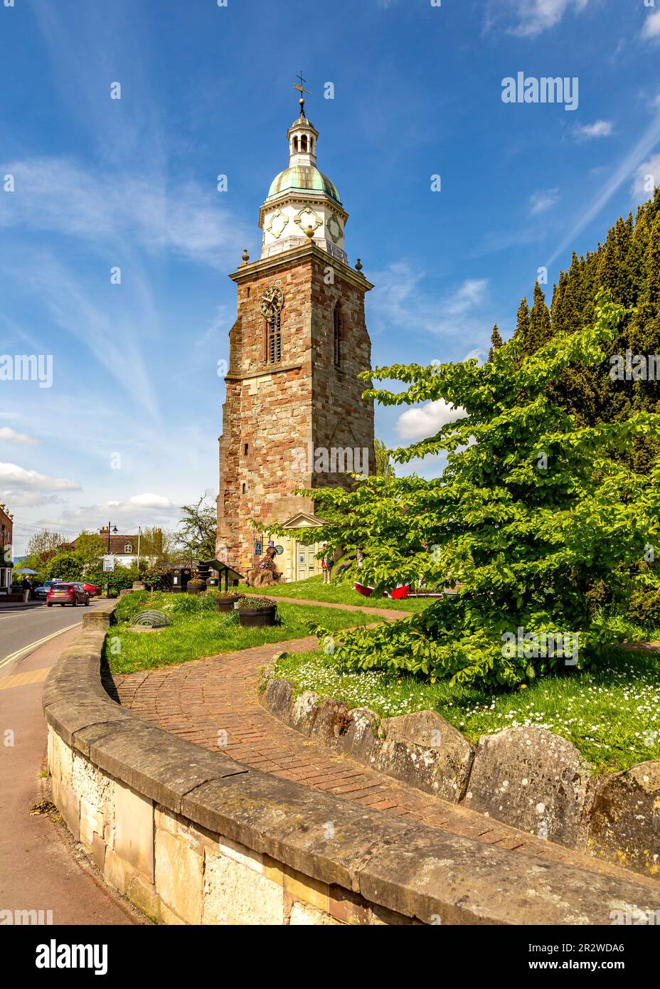 Upton Heritage Centre exterior and garden. Upton on Severn Stock Photo