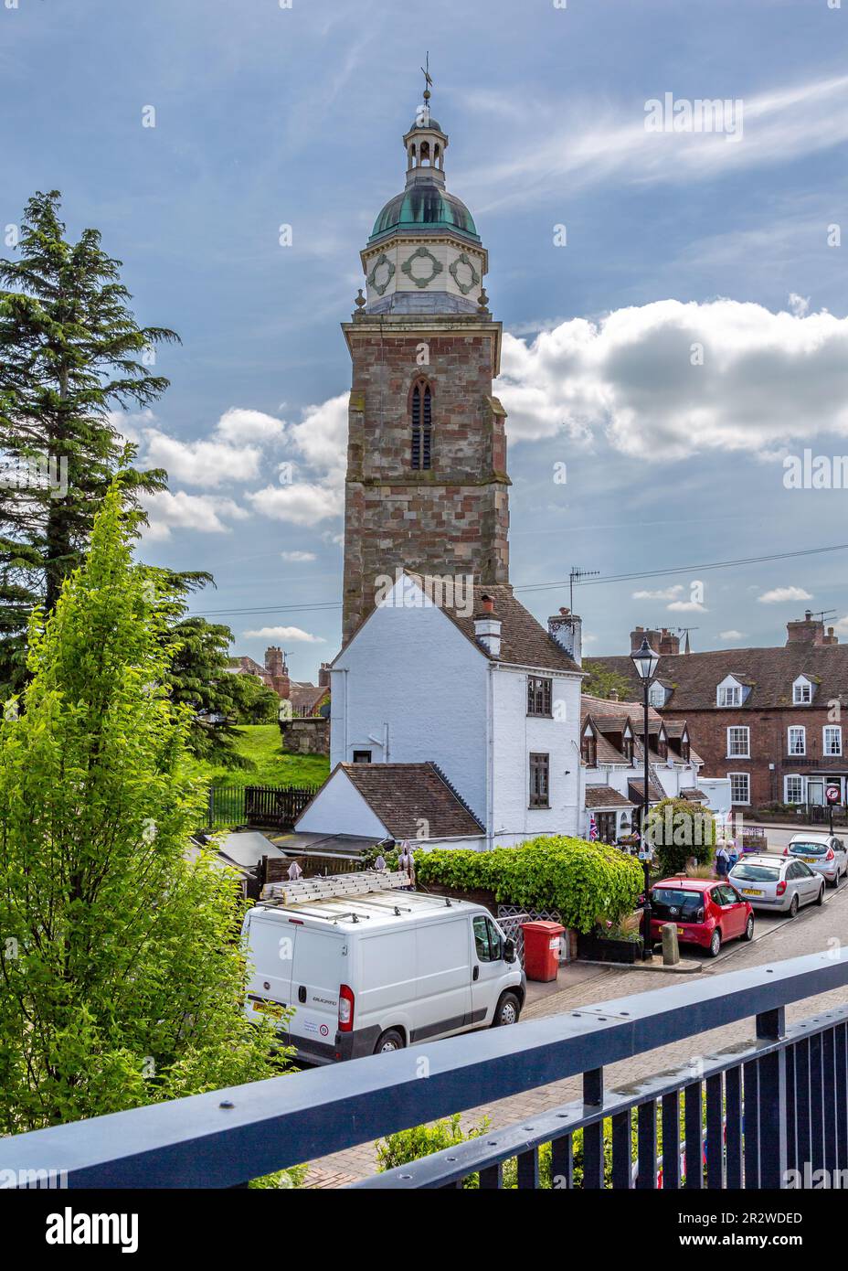 Upton Heritage Centre exterior and garden. Upton on Severn Stock Photo