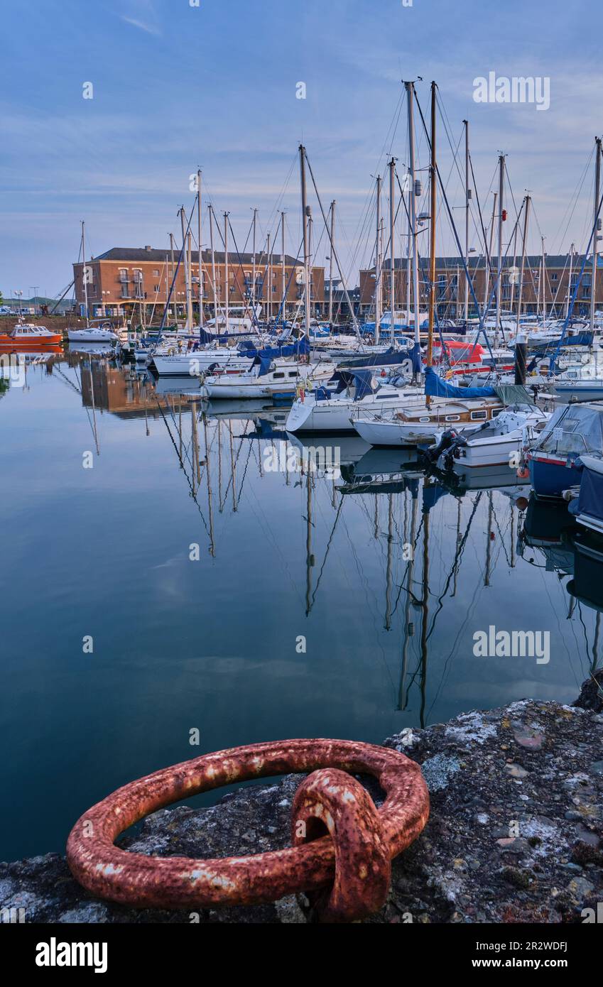 Milford Waterfront, Milford Haven, Pembrokeshire Stock Photo