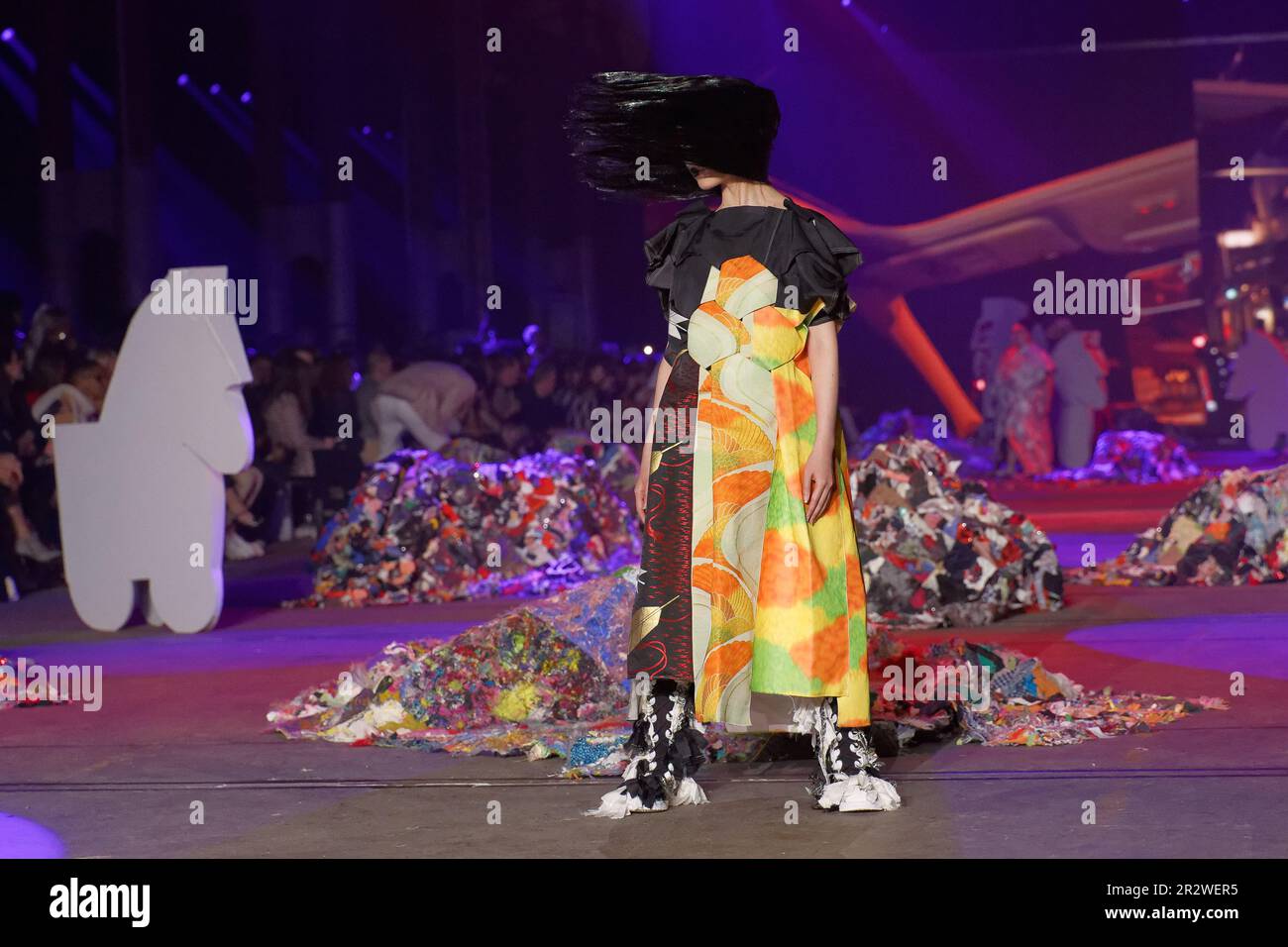 A model walks the runway during the IORDANES SPYRIDON GOGOS show during the  Afterpay Australian Fashion Week 2023 at Carriageworks on May 16, 2023 in  Stock Photo - Alamy