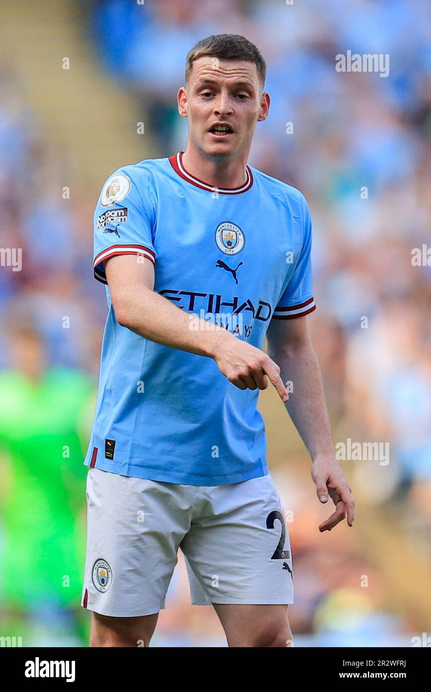Sergio Gómez 21 of Manchester City during the Premier League match