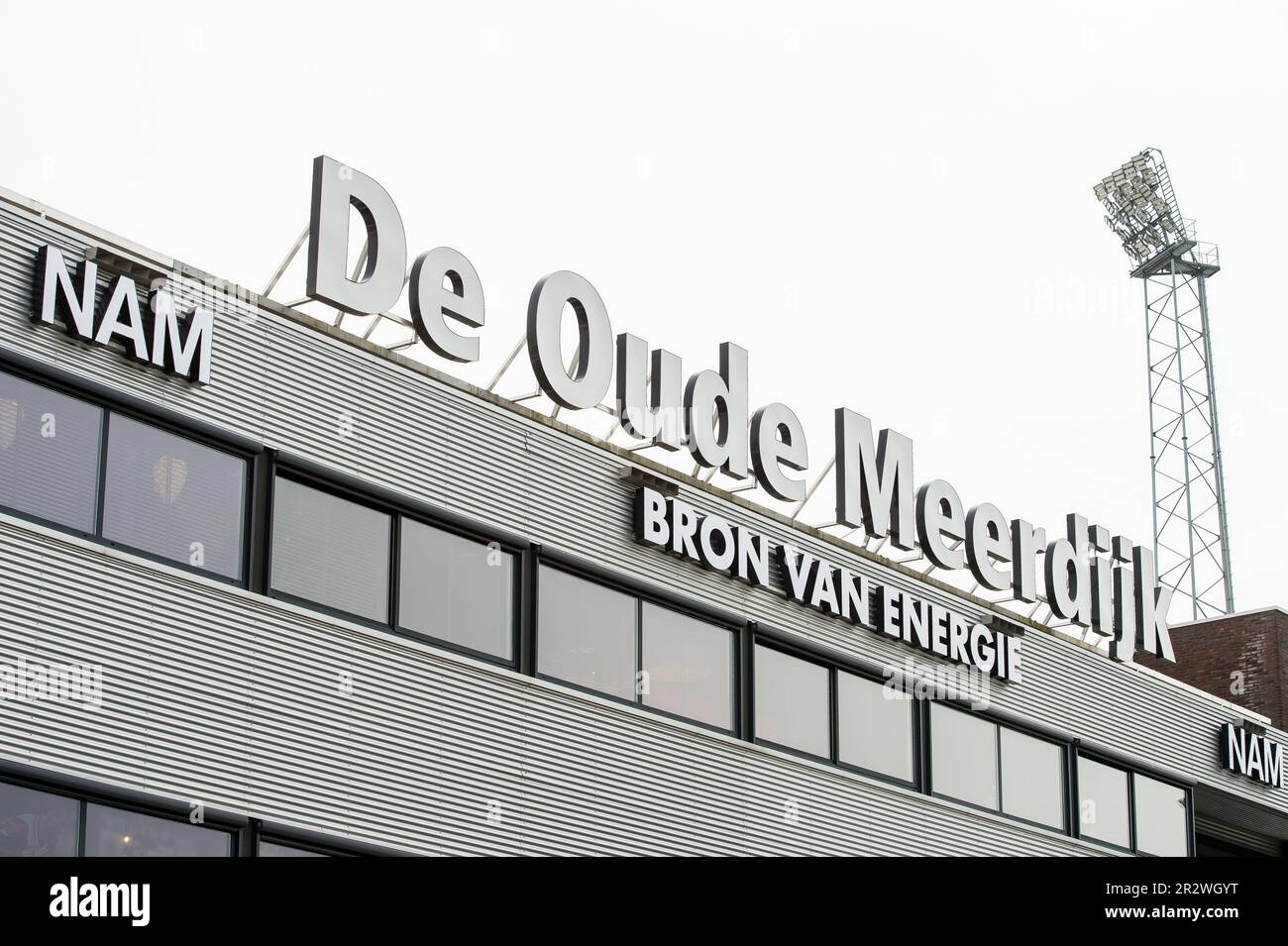 EMMEN New sponsor name on the stadium of FC Emmen (NAM source of