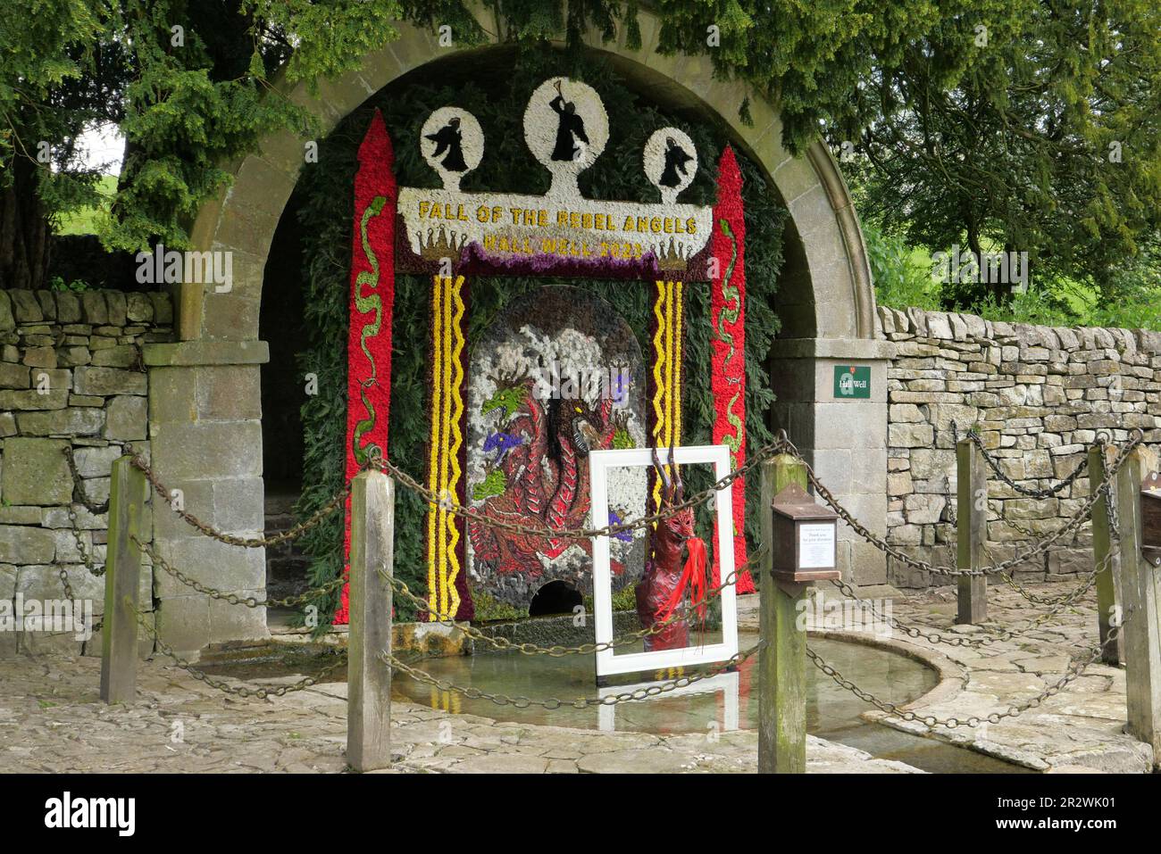 Tissington Well Dressings 2023 Hall Well Stock Photo Alamy