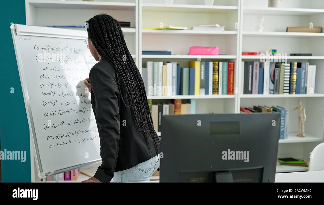 African american mathematics professor hi-res stock photography and ...