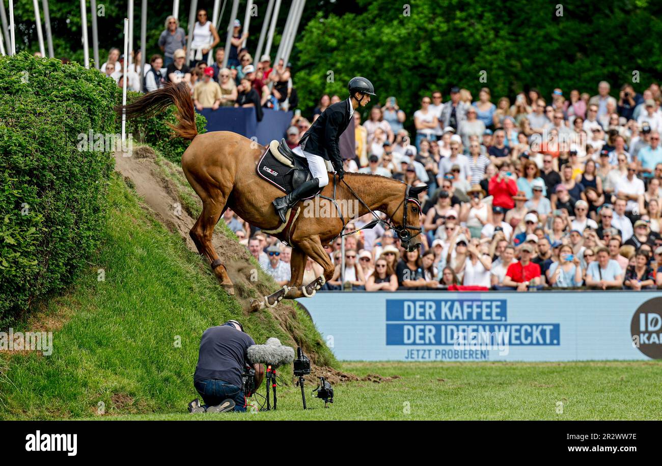 Hamburg, Germany. 21st May, 2023. Equestrian sport German Show Jumping