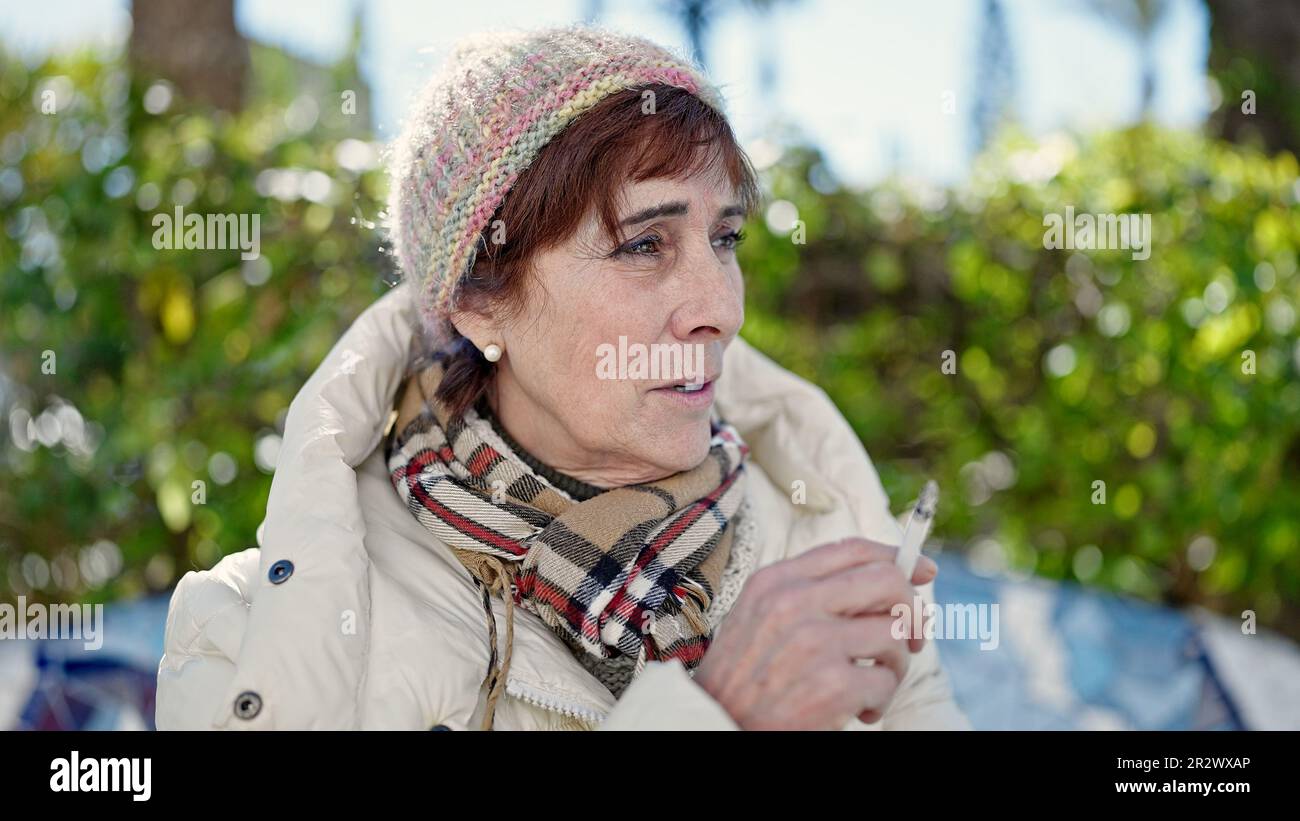 senior-mature-woman-smoking-hi-res-stock-photography-and-images-alamy