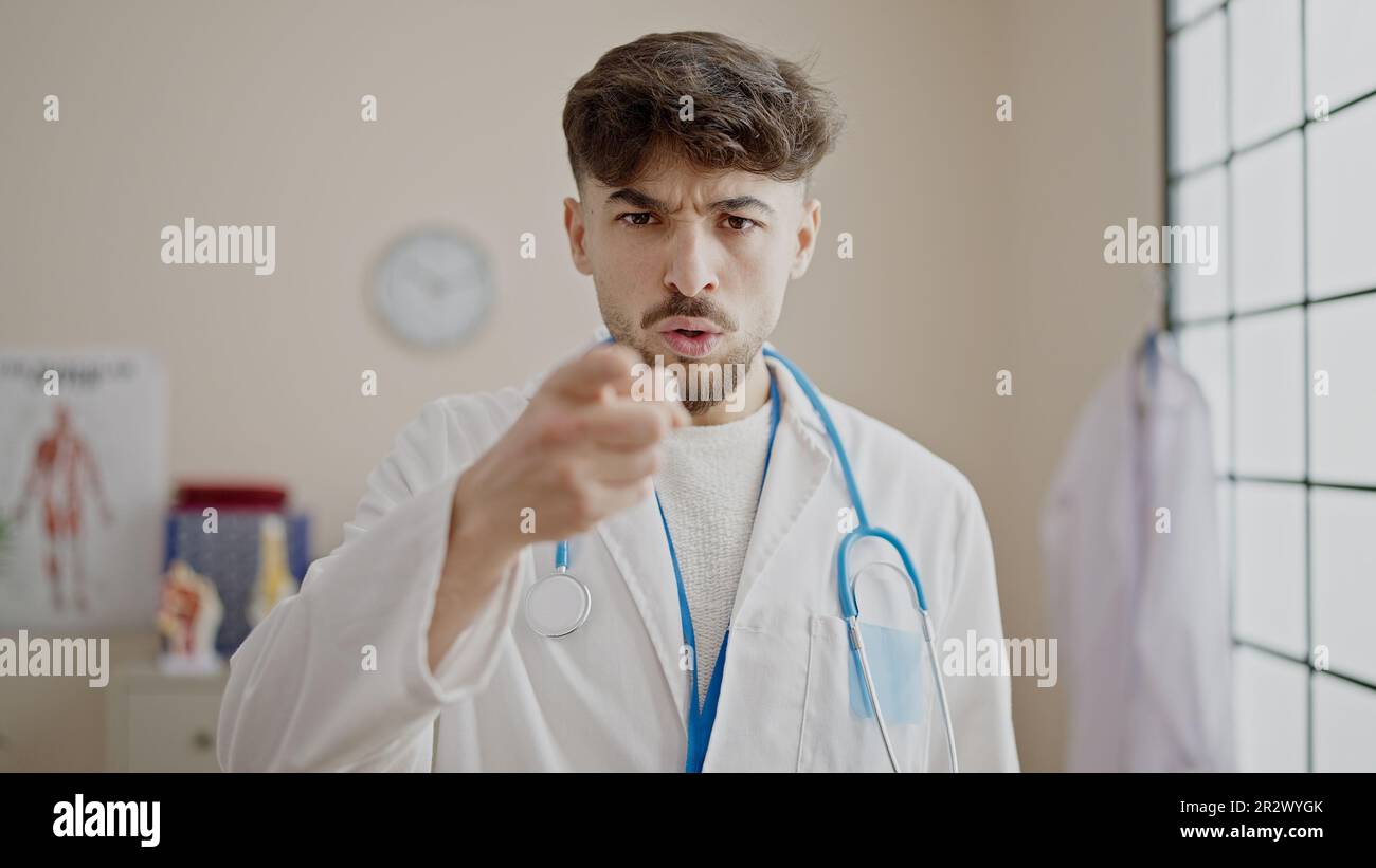 Angry pointing doctor hi-res stock photography and images - Alamy