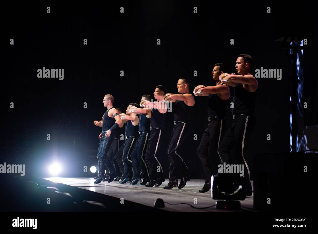 Cluj Napoca, Romania. 18th May, 2023. Michael Flatley's Lord of the Dance: 25 years of Standing Ovations, Cluj-Napoca, 18 May 2023 (Photo by Flaviu Buboi/NurPhoto)0 Credit: NurPhoto SRL/Alamy Live News Stock Photo