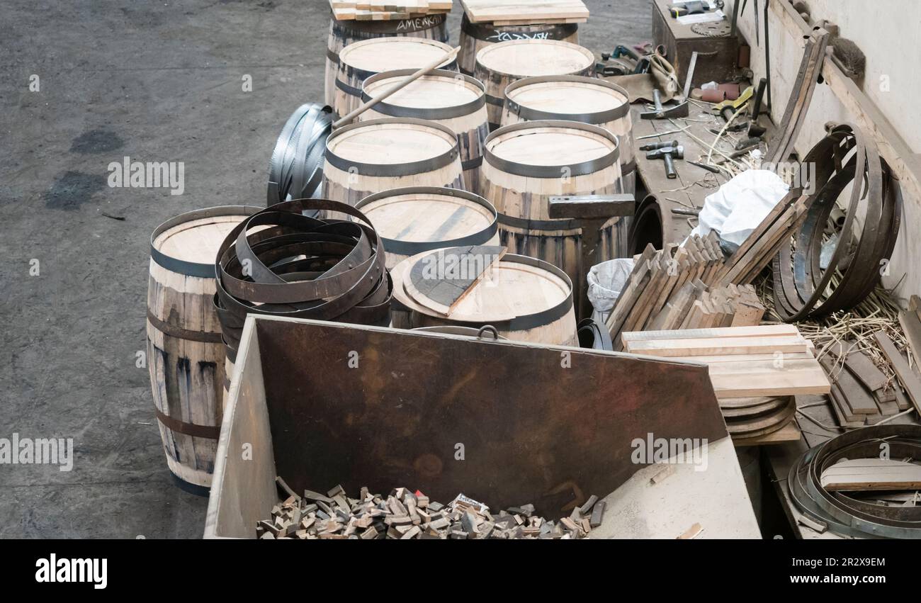 Barrel making tools hi-res stock photography and images - Alamy