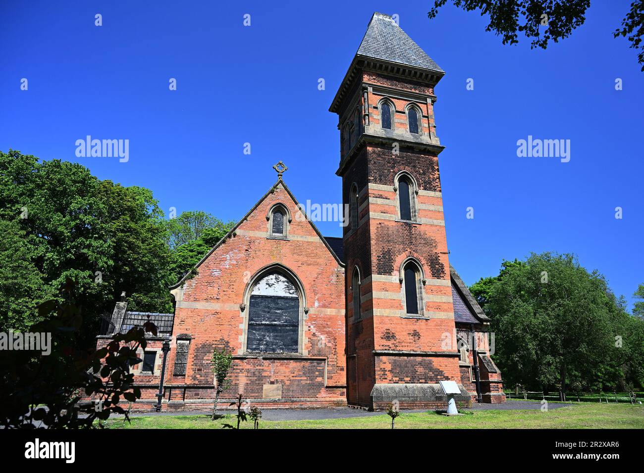 Victorian Municipal Crematorium. Hedon Road Kingston upon Hull Stock