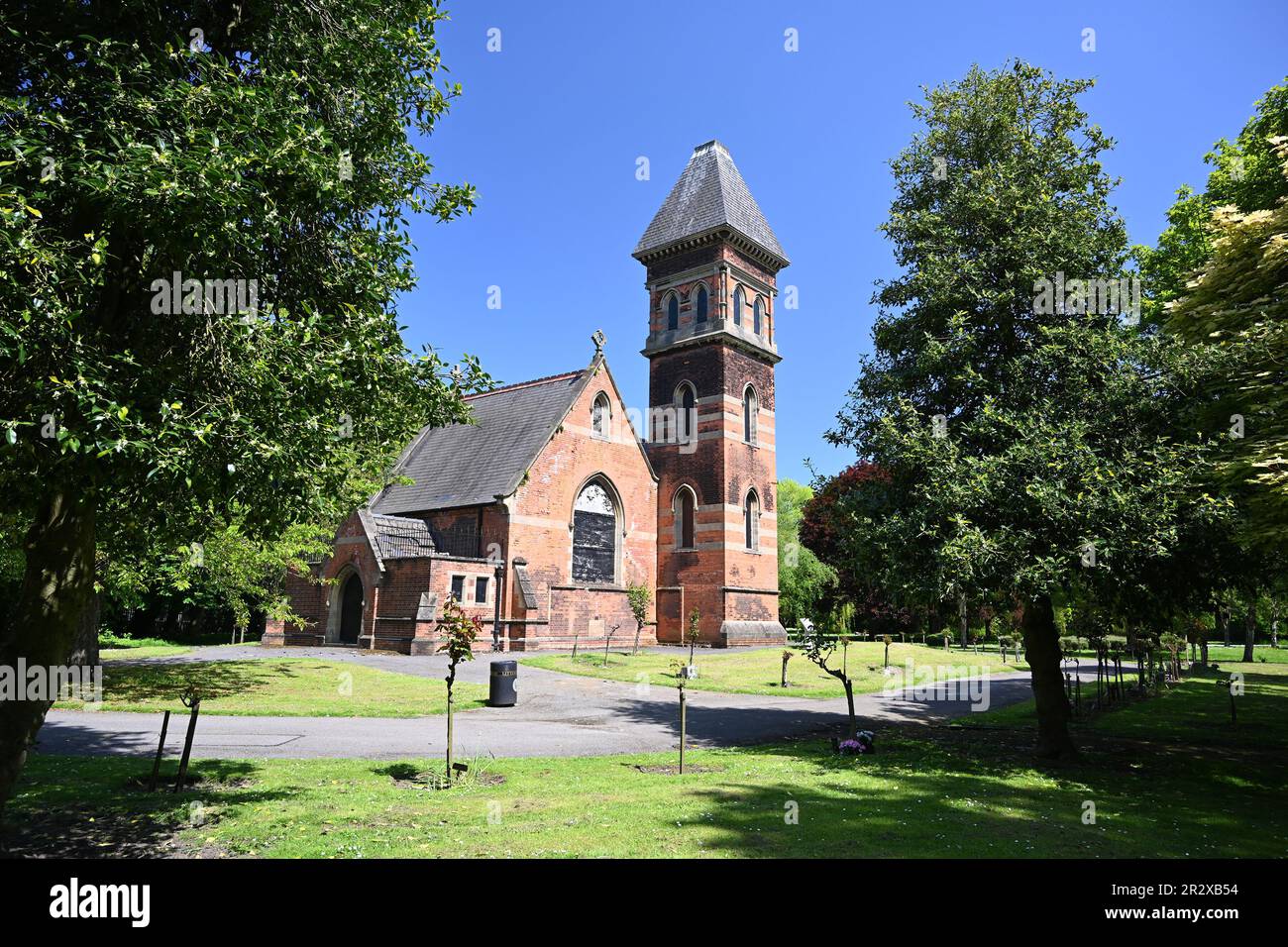Victorian Municipal Crematorium. Hedon Road Kingston upon Hull Stock