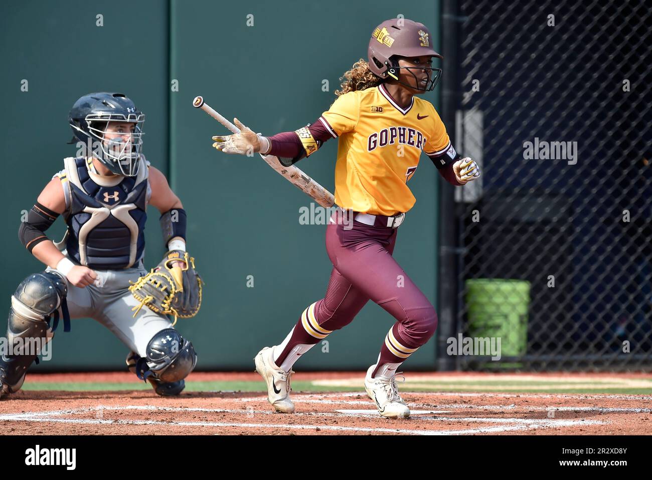 May 20, 2023 = during the NCAA regional softball game between the N