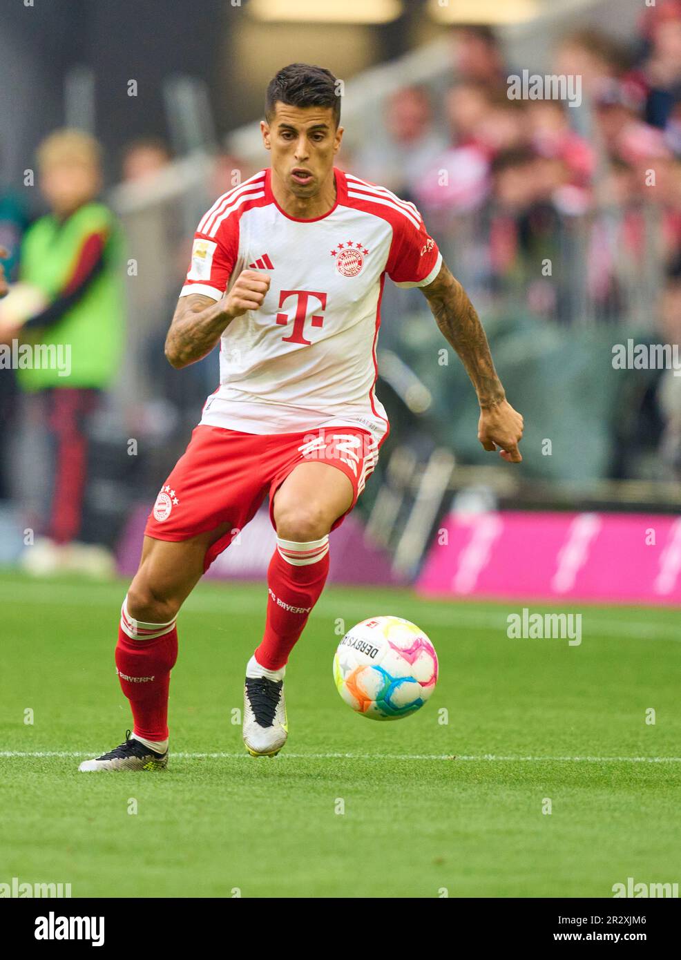 Joao Cancelo, FCB 22  in the match FC BAYERN MUENCHEN - RB LEIPZIG 1-3 1.German Football League on May 20, 2023 in Munich, Germany. Season 2022/2023, matchday 33, 1.Bundesliga, FCB, München, 33.Spieltag. © Peter Schatz / Alamy Live News    - DFL REGULATIONS PROHIBIT ANY USE OF PHOTOGRAPHS as IMAGE SEQUENCES and/or QUASI-VIDEO - Stock Photo