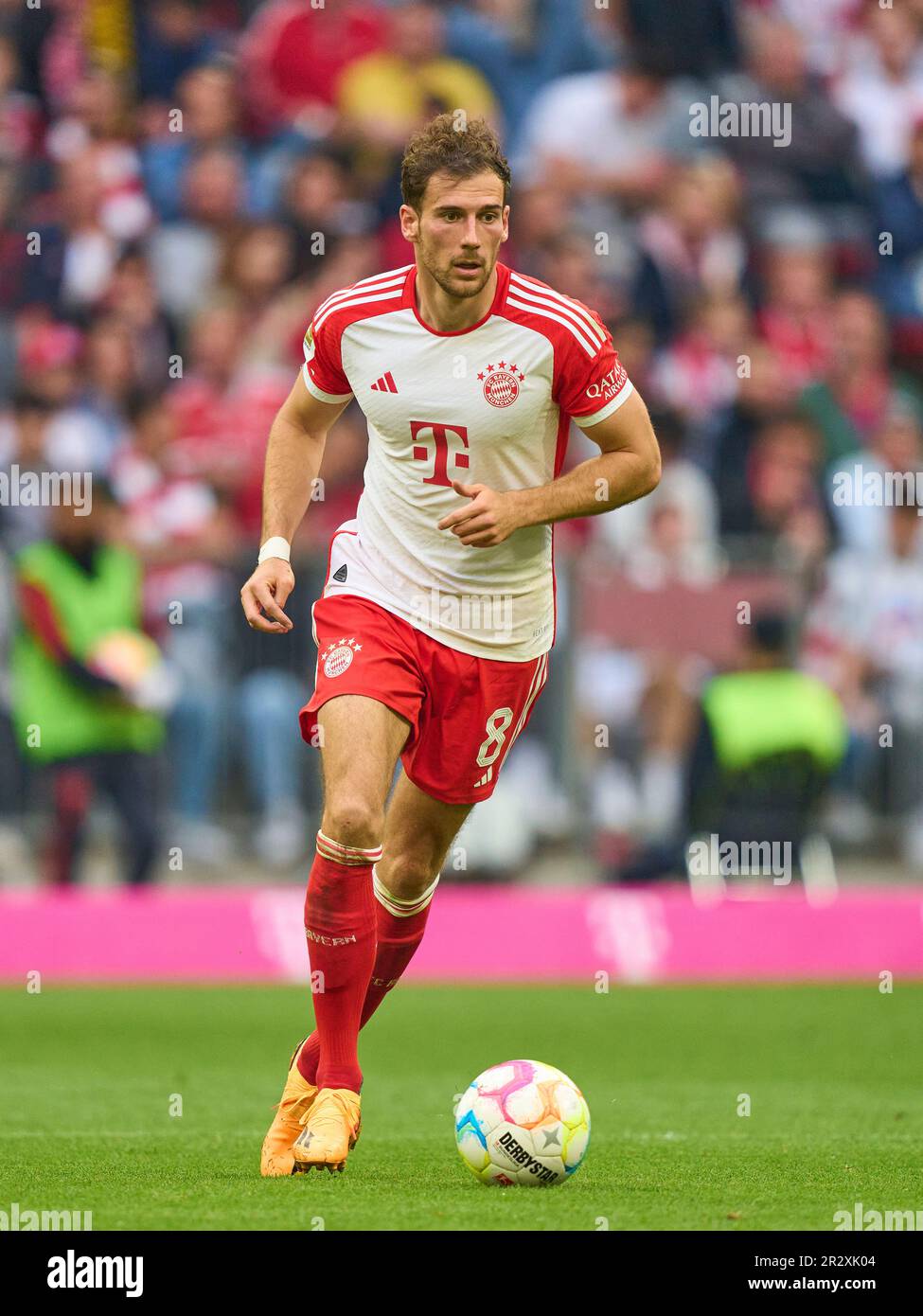 Leon GORETZKA, FCB 8  in the match FC BAYERN MUENCHEN - RB LEIPZIG 1-3 1.German Football League on May 20, 2023 in Munich, Germany. Season 2022/2023, matchday 33, 1.Bundesliga, FCB, München, 33.Spieltag. © Peter Schatz / Alamy Live News    - DFL REGULATIONS PROHIBIT ANY USE OF PHOTOGRAPHS as IMAGE SEQUENCES and/or QUASI-VIDEO - Stock Photo