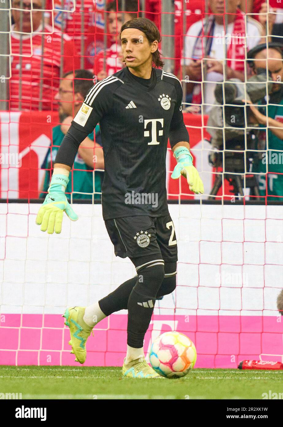 Yann Sommer, FCB 27 goalkeeper   in the match FC BAYERN MUENCHEN - RB LEIPZIG 1-3 1.German Football League on May 20, 2023 in Munich, Germany. Season 2022/2023, matchday 33, 1.Bundesliga, FCB, München, 33.Spieltag. © Peter Schatz / Alamy Live News    - DFL REGULATIONS PROHIBIT ANY USE OF PHOTOGRAPHS as IMAGE SEQUENCES and/or QUASI-VIDEO - Stock Photo