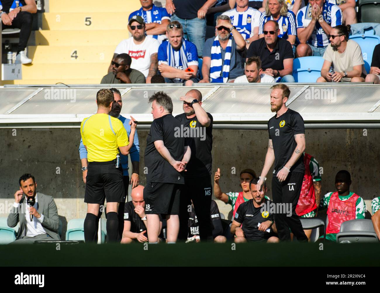During match in the Allsvenskan between and Hammarby at Gamla Ullevi in Gothenburg on 1