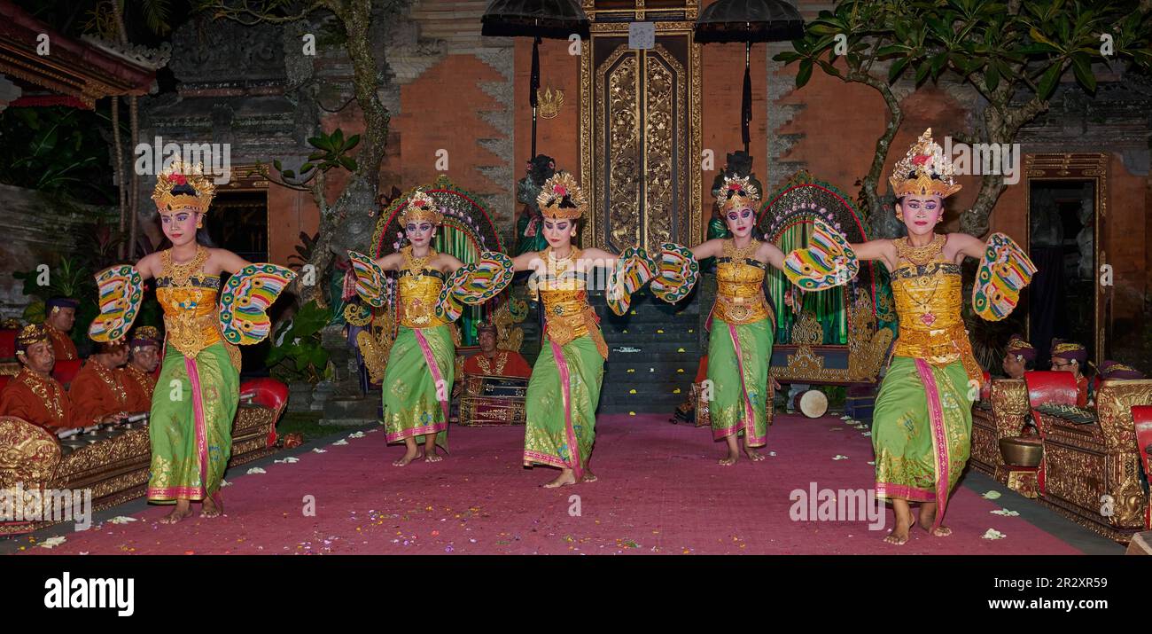 Legong ,Balinese dance. It is a refined dance form with intricate