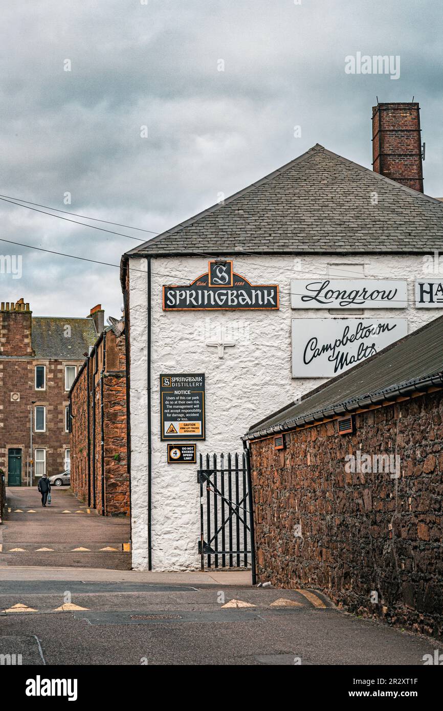 Exterior Springbank Whisky Distillery, Campbeltown, Scotland, United