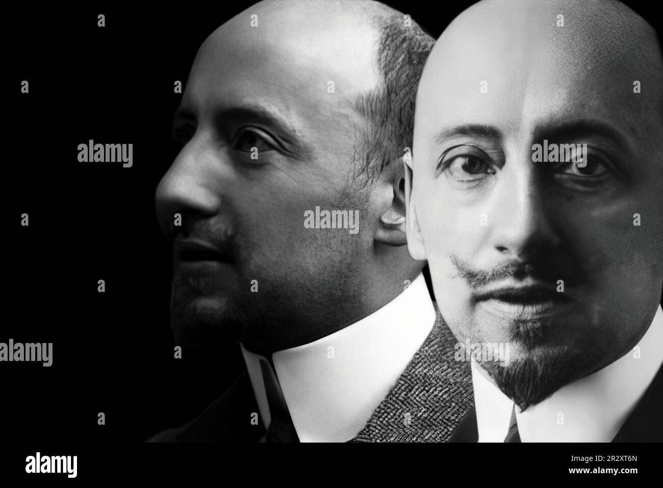 Gabriele d'Annunzio was an Italian writer,poet,playwright,soldier politician, journalist and patriot, famous figure of the First World War Stock Photo