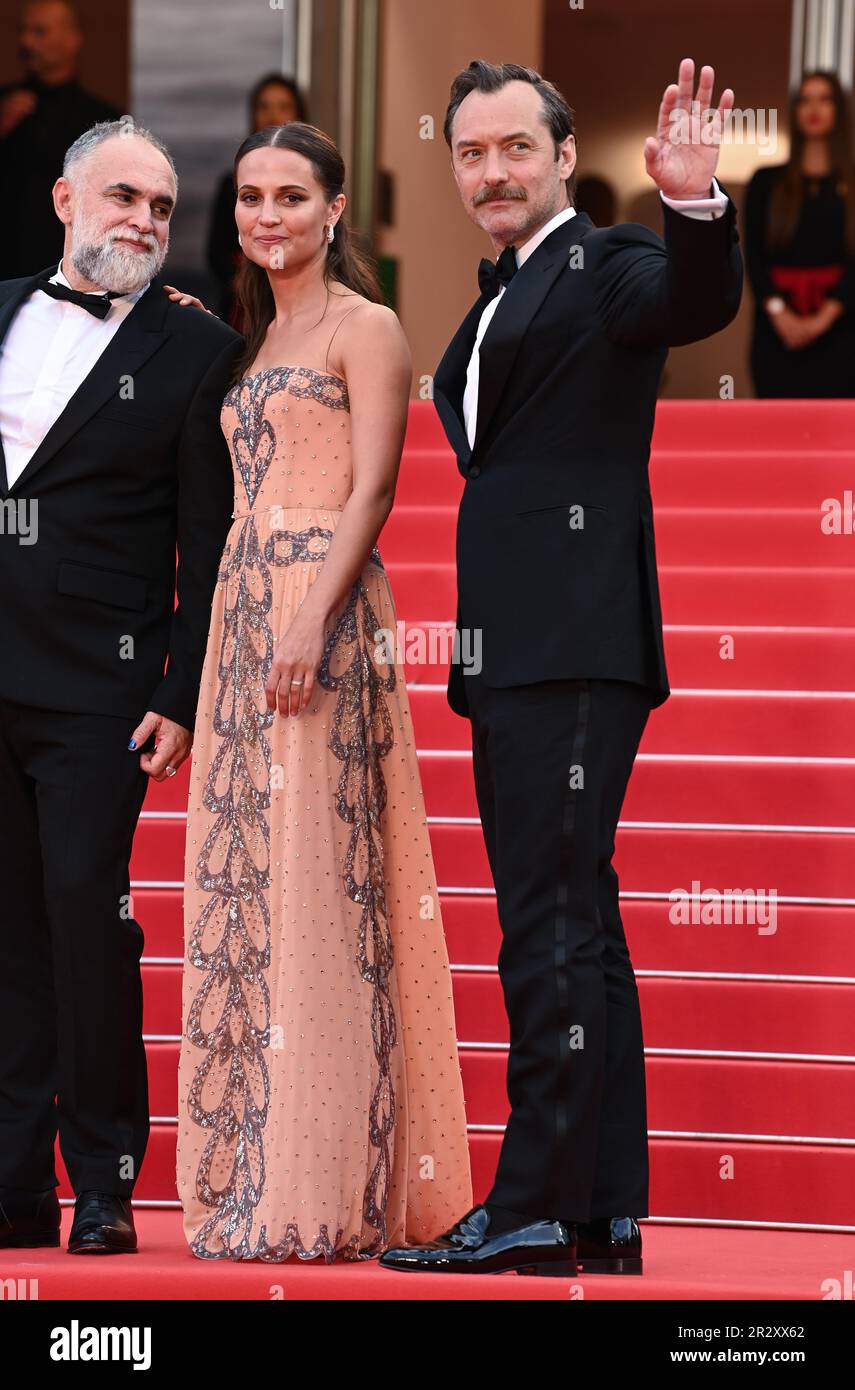 21metgala on X: Jude Law and Alicia Vikander at the 76th edition of the  Cannes Film Festival.  / X