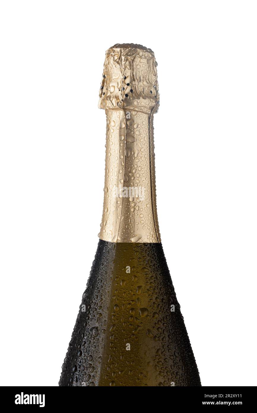 champagne bottle. isolated on white background Stock Photo - Alamy