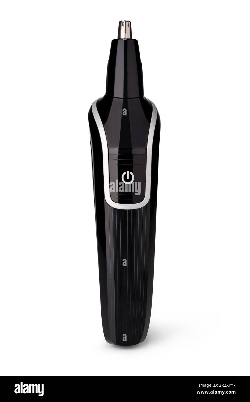 nose hair trimmer on white background Stock Photo Alamy