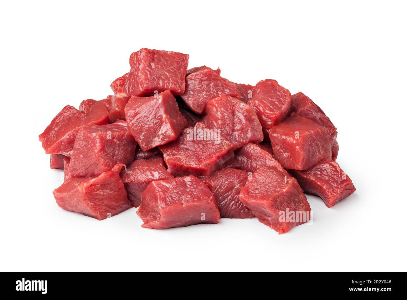 Raw beef meat isolated on white Stock Photo - Alamy