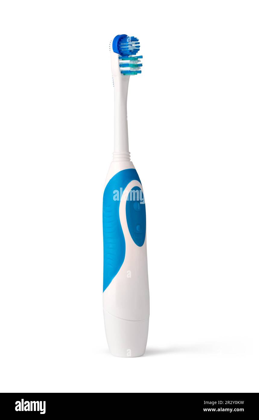 Electric toothbrush isolated on a white background Stock Photo - Alamy