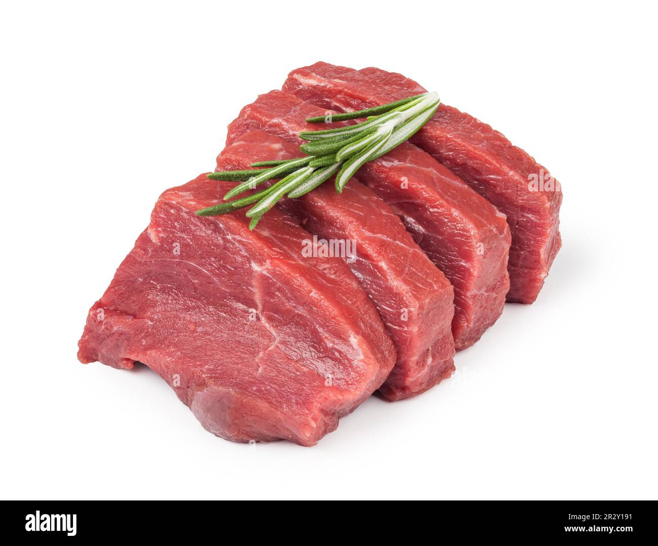 Raw beef meat isolated on white Stock Photo - Alamy