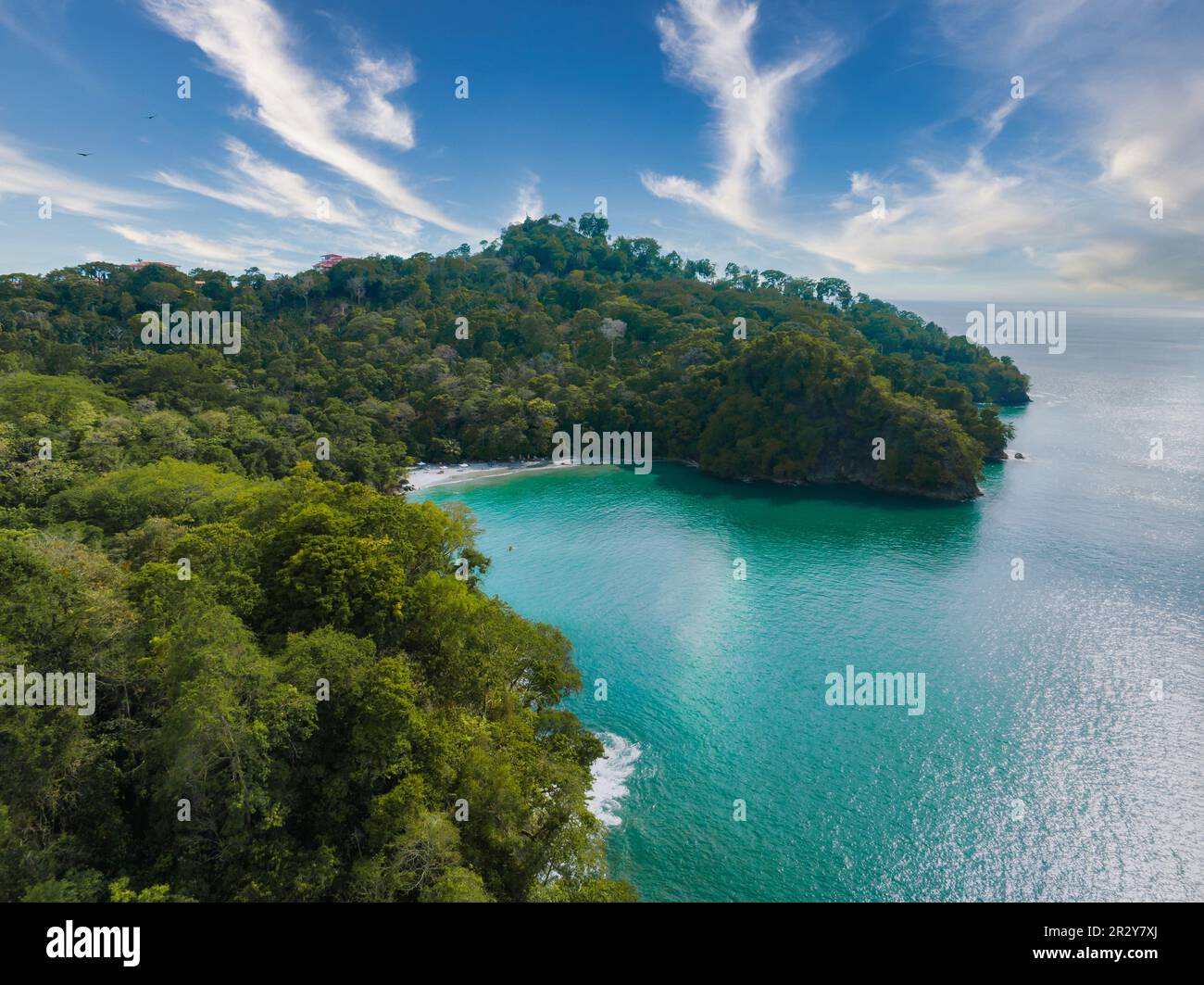Aerial View Of Manuel Antonio National Park In Costa Rica Stock Photo aerial-view-of-manuel-antonio-national-park-in-costa-rica-stock-photo