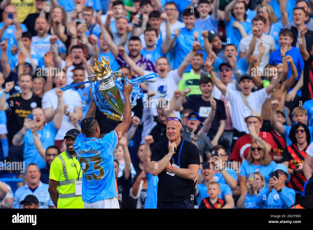 Manuel Akanji #25 of Manchester City during the Premier League