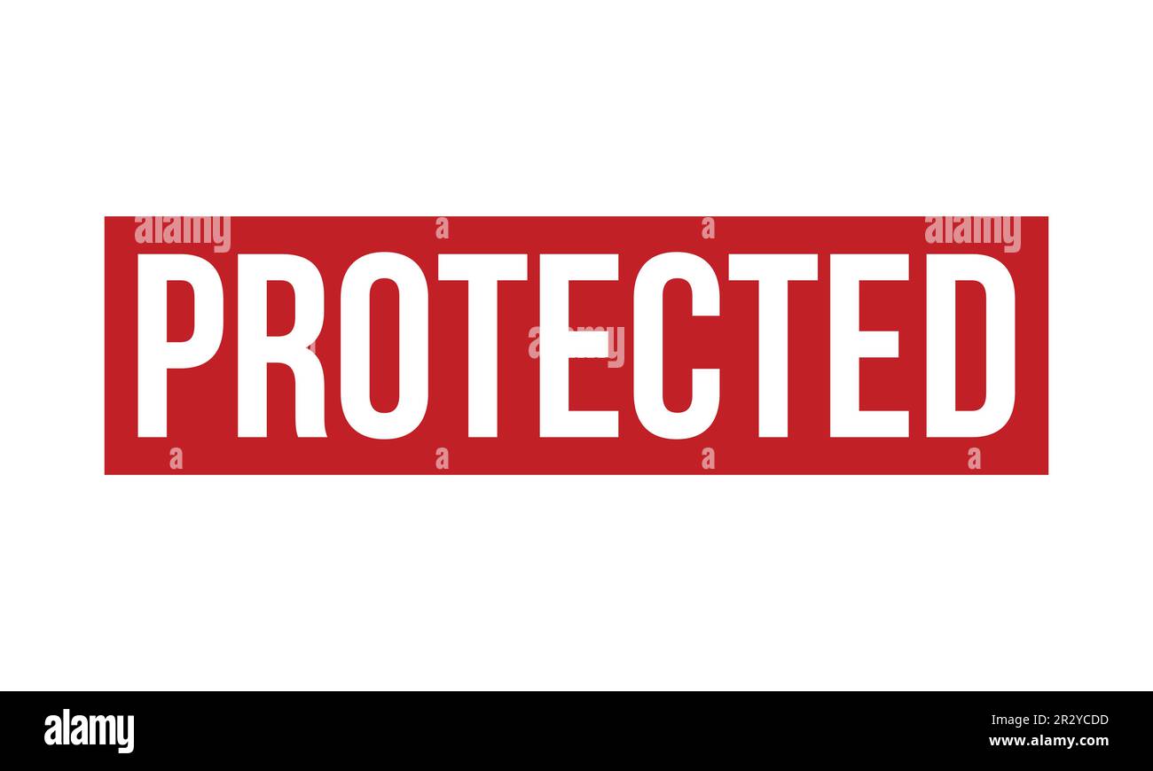 Protected Rubber Stamp Seal Vector Stock Vector Image & Art - Alamy