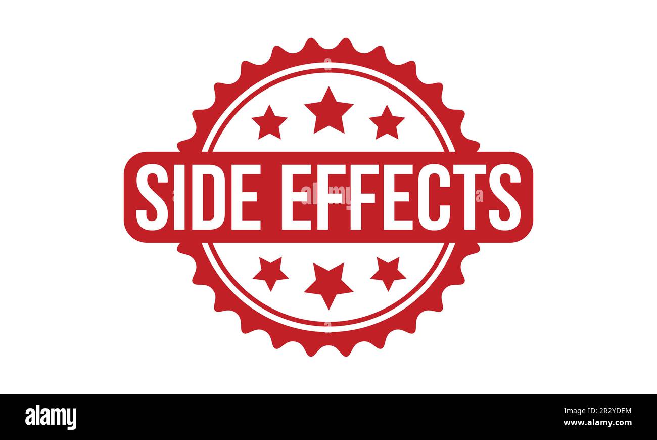 Side Effects Rubber Stamp Seal Vector Stock Vector