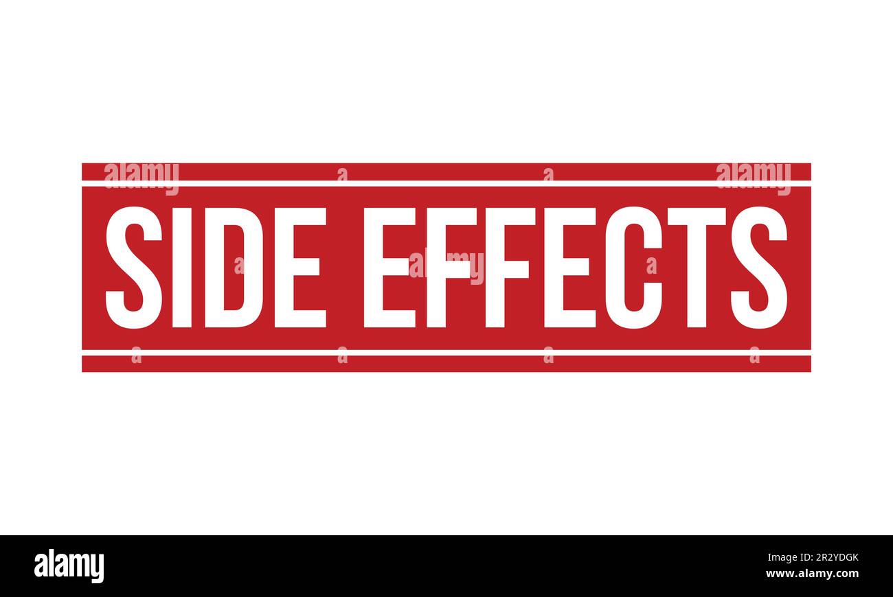 Side Effects Rubber Stamp Seal Vector Stock Vector
