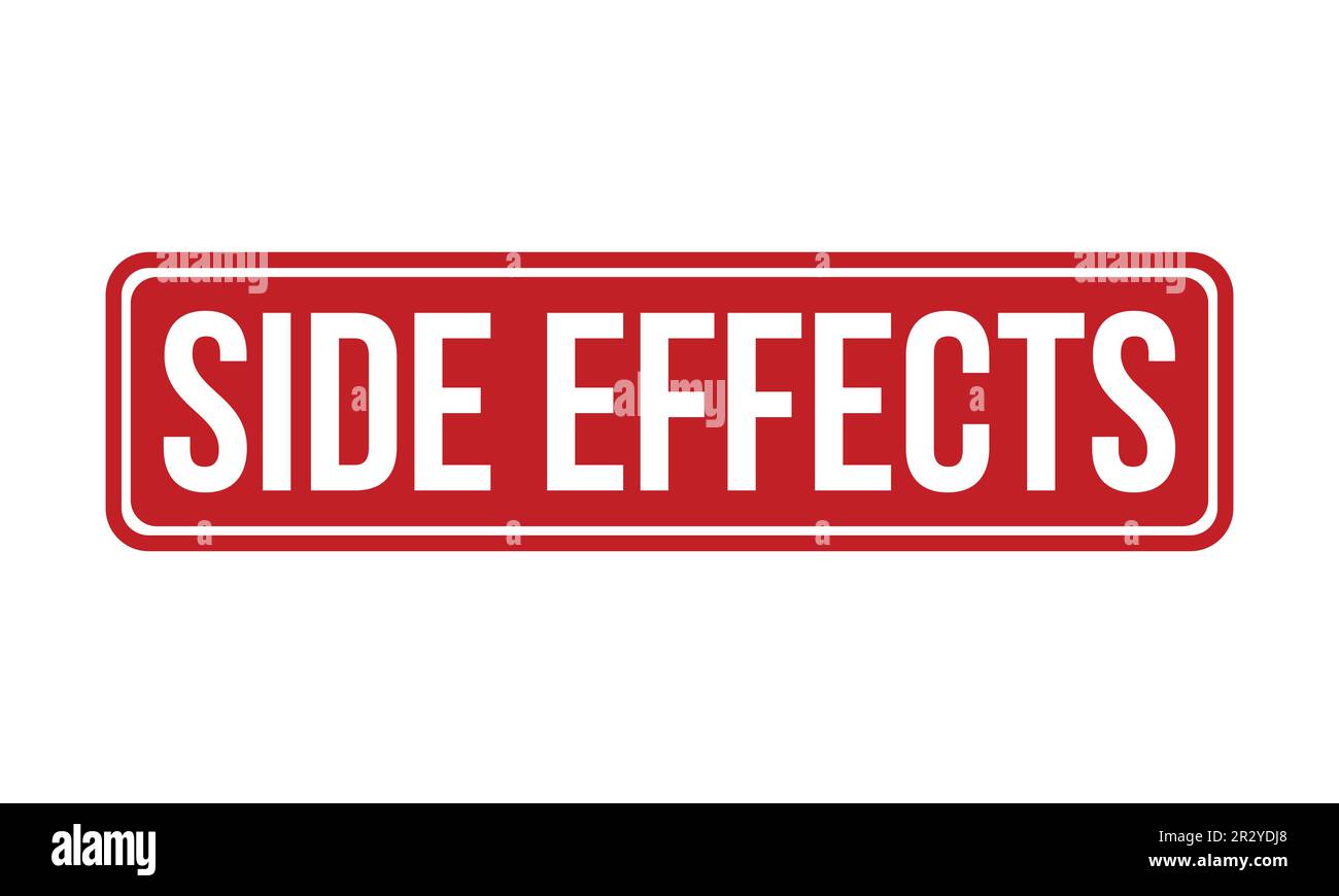 Side Effects Rubber Stamp Seal Vector Stock Vector