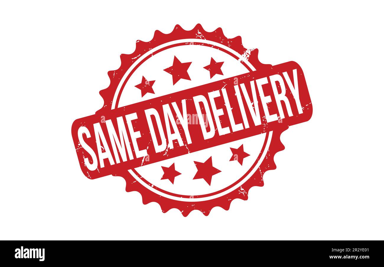 Same Day Delivery Rubber Stamp Seal Vector Stock Vector Image & Art Alamy