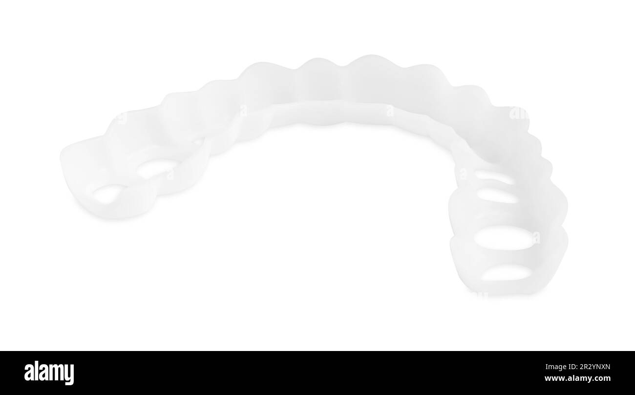 Dental mouth guard isolated on white. Bite correction Stock Photo Alamy