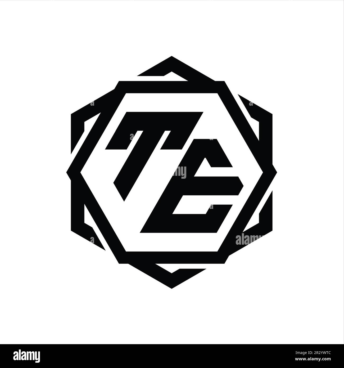 Monogram Te Te gaming letters hi-res stock photography and images - Alamy