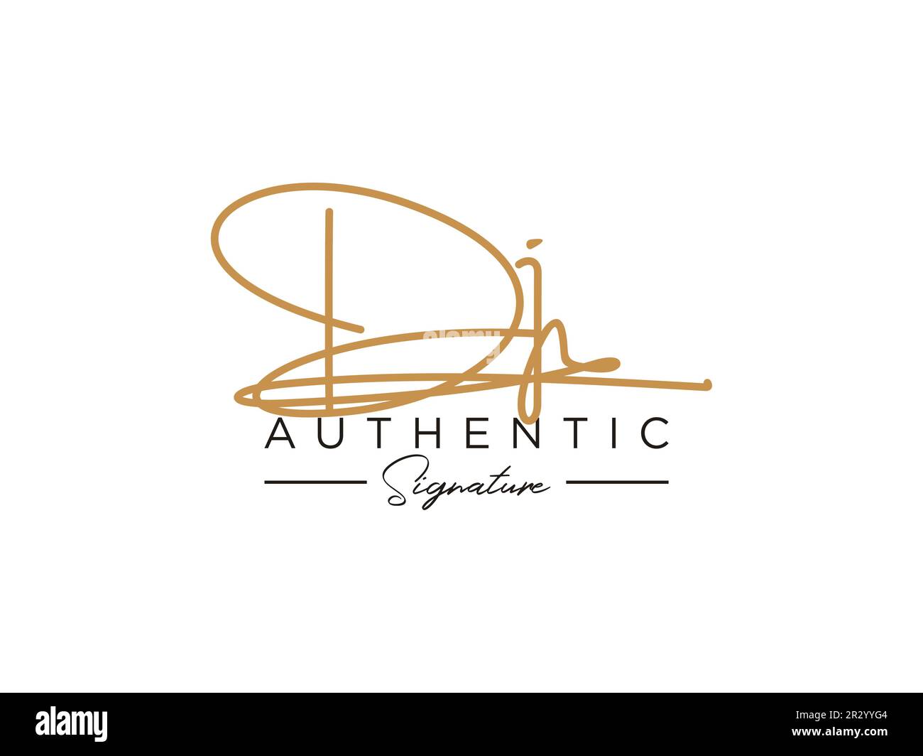 DJ Signature Logo Template Vector Stock Vector Image & Art Alamy