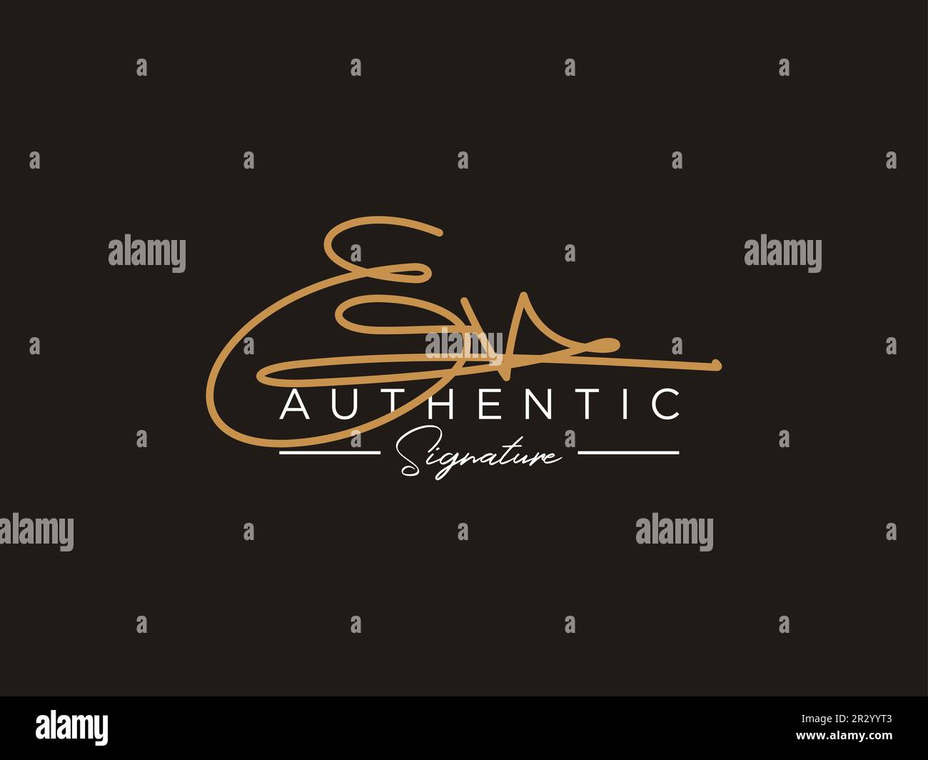 EV Signature Logo Template Vector Stock Vector Image & Art - Alamy