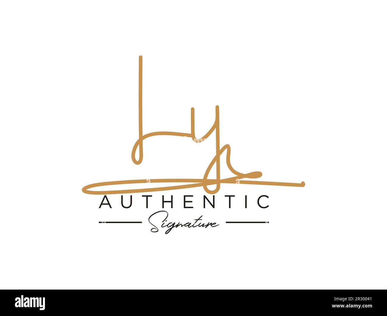 LY Signature Logo Template Vector Stock Vector Image & Art - Alamy