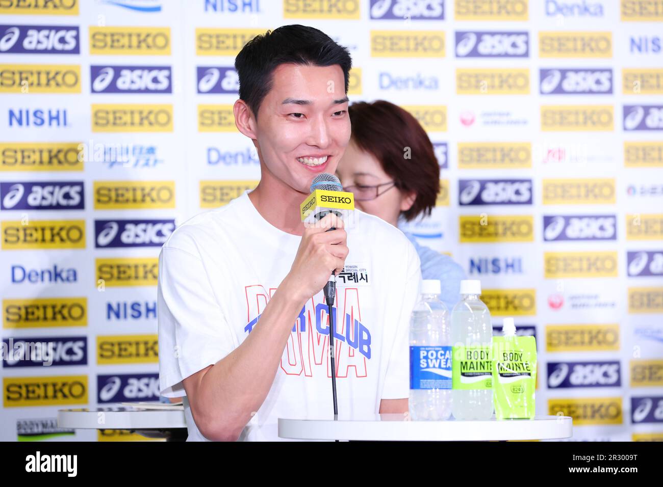 Kanagawa, Japan. 20th May, 2023. Woo Sanghyeok (KOR) Athletics World