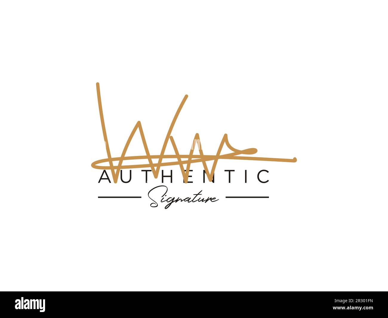 WW Signature Logo Template Vector Stock Vector Image & Art - Alamy