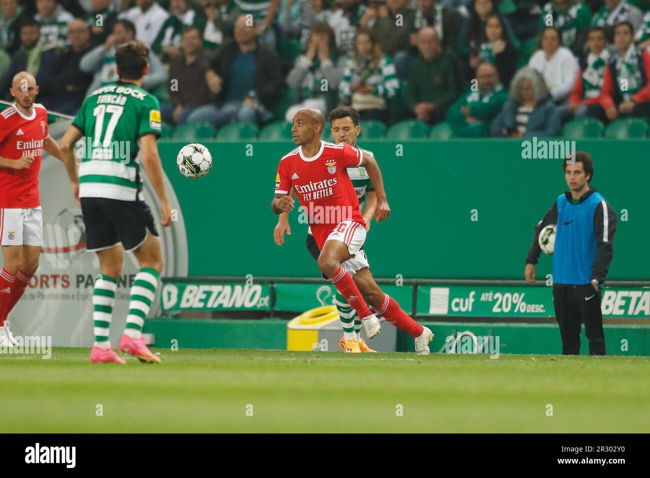 Lisbon, Portugal. 21st May, 2023. Chiquinho (Benfica) Football/Soccer :  Portugal Liga Portugal bwin match between Sporting Clube de Portugal 2-2  SL Benfica at the Estadio Jose Alvalade in Lisbon, Portugal . Credit