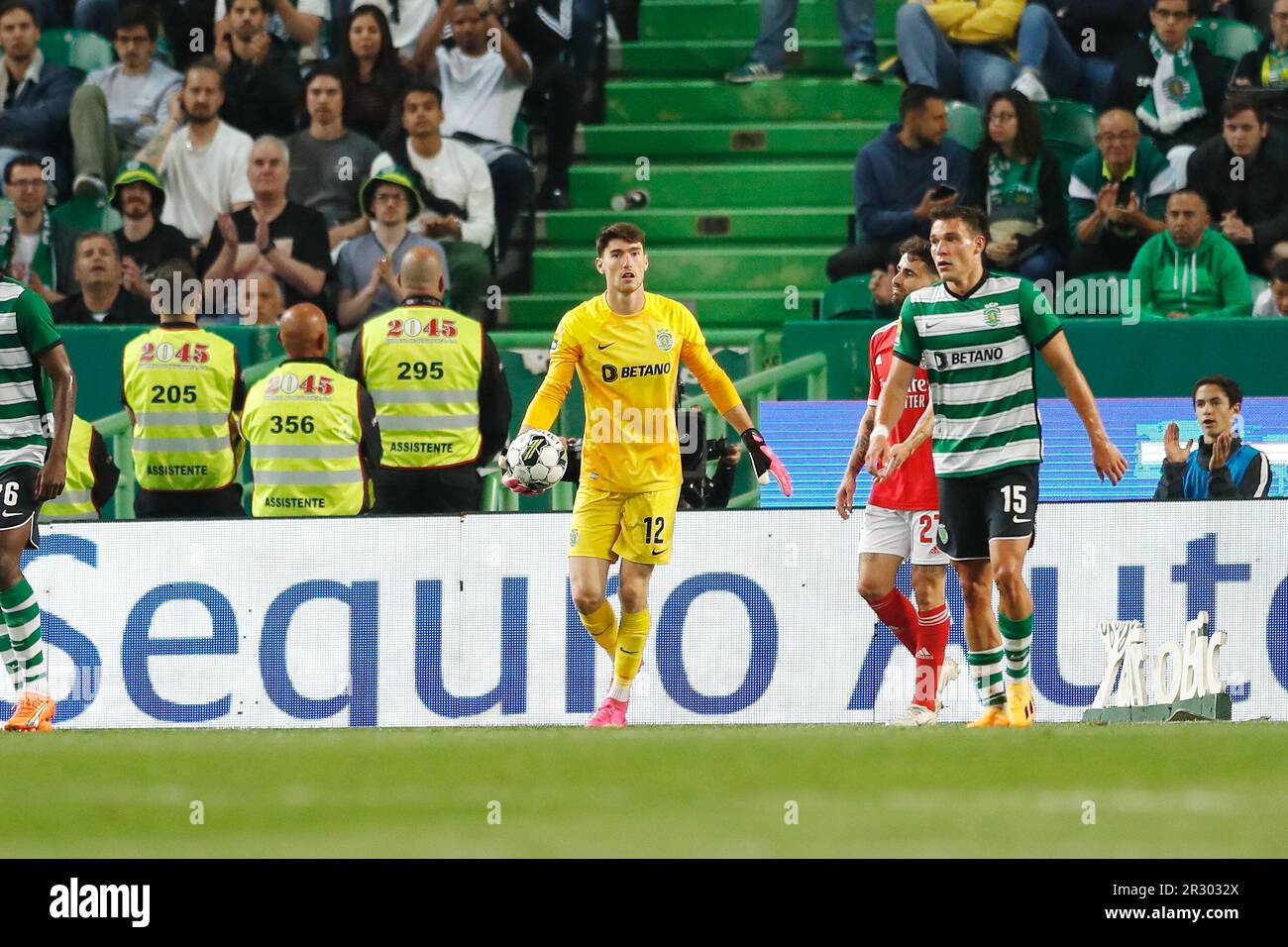 Lisbon, Portugal. 21st May, 2023. Chiquinho (Benfica) Football/Soccer :  Portugal Liga Portugal bwin match between Sporting Clube de Portugal 2-2  SL Benfica at the Estadio Jose Alvalade in Lisbon, Portugal . Credit