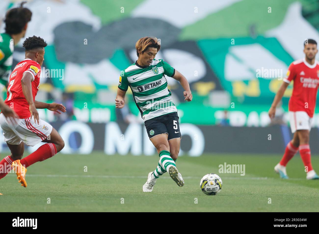 Lisbon, Portugal. 21st May, 2023. Chiquinho (Benfica) Football/Soccer :  Portugal Liga Portugal bwin match between Sporting Clube de Portugal 2-2  SL Benfica at the Estadio Jose Alvalade in Lisbon, Portugal . Credit