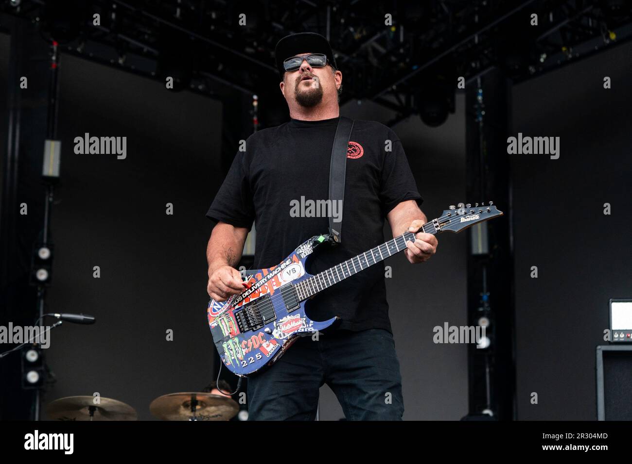 Fletcher Dragge of Pennywise performs at the Welcome To Rockville Music